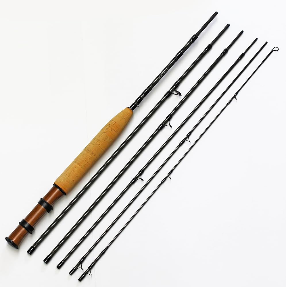 Amazon | フライロッド GF764-6ブラックスペシャル 6ピース カーボン