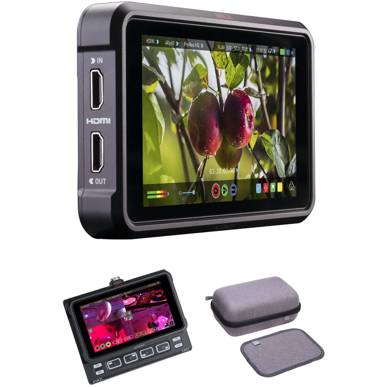 Amazon.co.jp: ATOMOS アトモス Ninja V 5インチ HDMIレコーディング