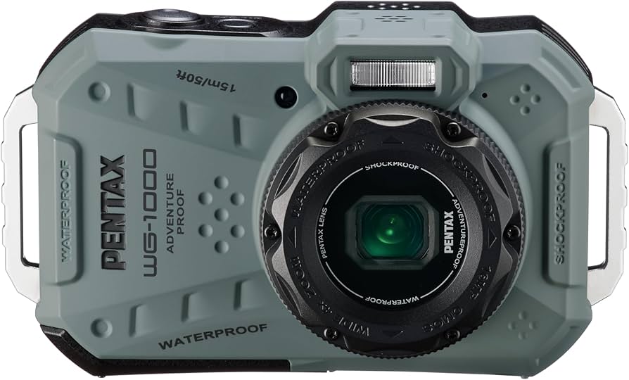 Amazon.com: PENTAX WG-1000 Olive Waterproof Digital Compact Camera