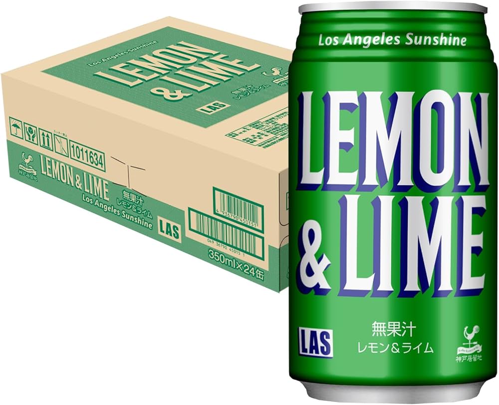 Amazon.co.jp: 神戸居留地 LAS レモンライム 缶 350ml × 24本 [ 国産