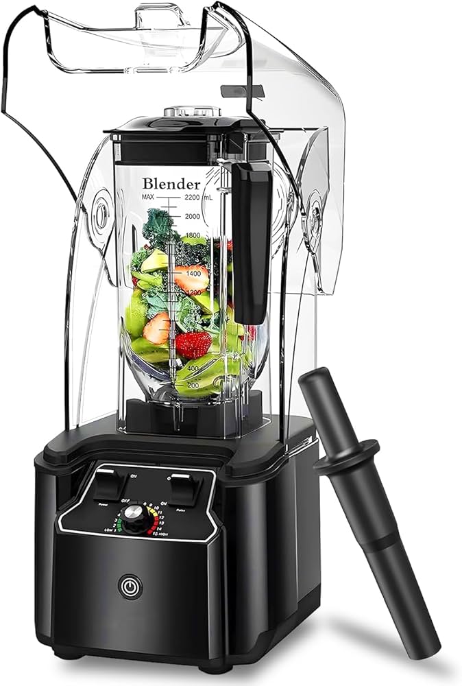 Amazon | Iproods ミキサー ブレンダー 2.2L 大容量 氷も砕ける 多機能