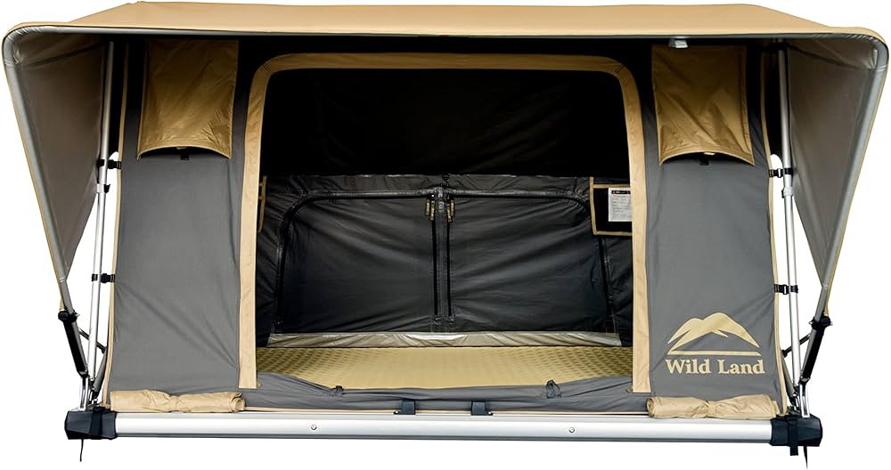 Amazon.co.jp: WILD LAND ポップアップ式ルーフテント Normandy AUTO