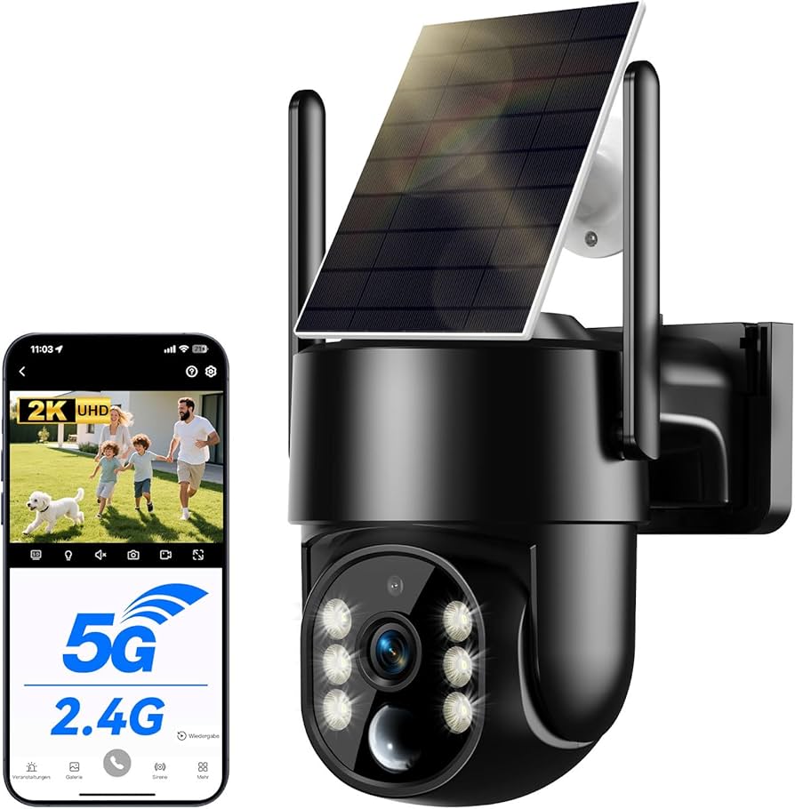 Amazon.com : Noaheye Solar Security Cameras Wireless Outdoor, 5G&2