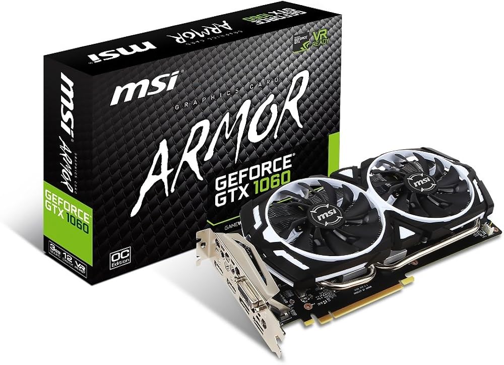 Amazon | MSI GeForce GTX 1060 ARMOR 3G OCV1 グラフィックスボード
