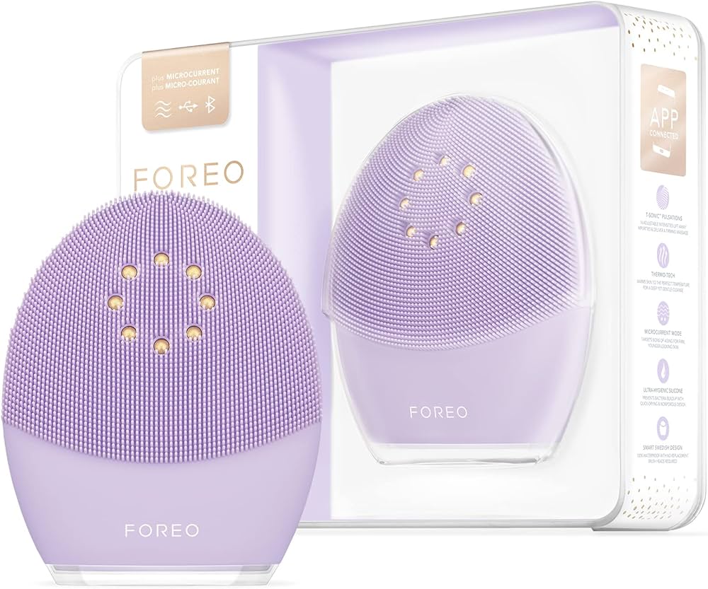 Amazon.com: FOREO Luna 3 Plus Silicone, Facial Cleansing Brush