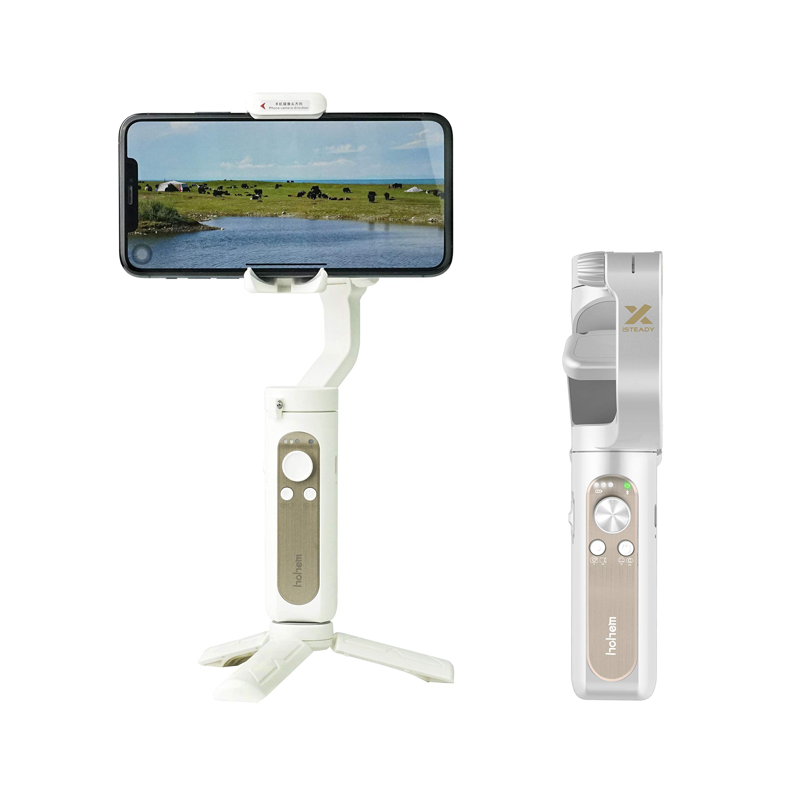 hohem iSteady V3 AI搭載スマホジンバル(ホワイト) 【公式通販】
