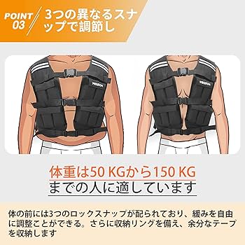 Amazon | PROIRON ウェイトベスト おもり 筋トレ 加重ベスト 20kg 重量