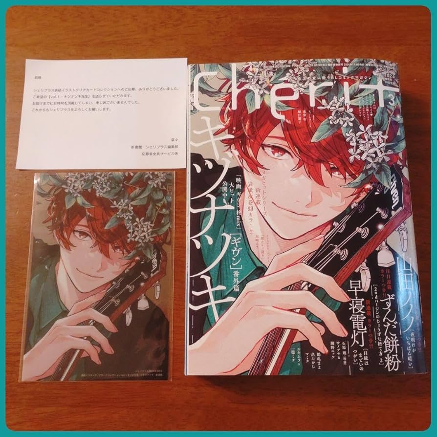 シェリープラス三月号 ギヴン 佐藤真冬 4点まとめ売り セット買取