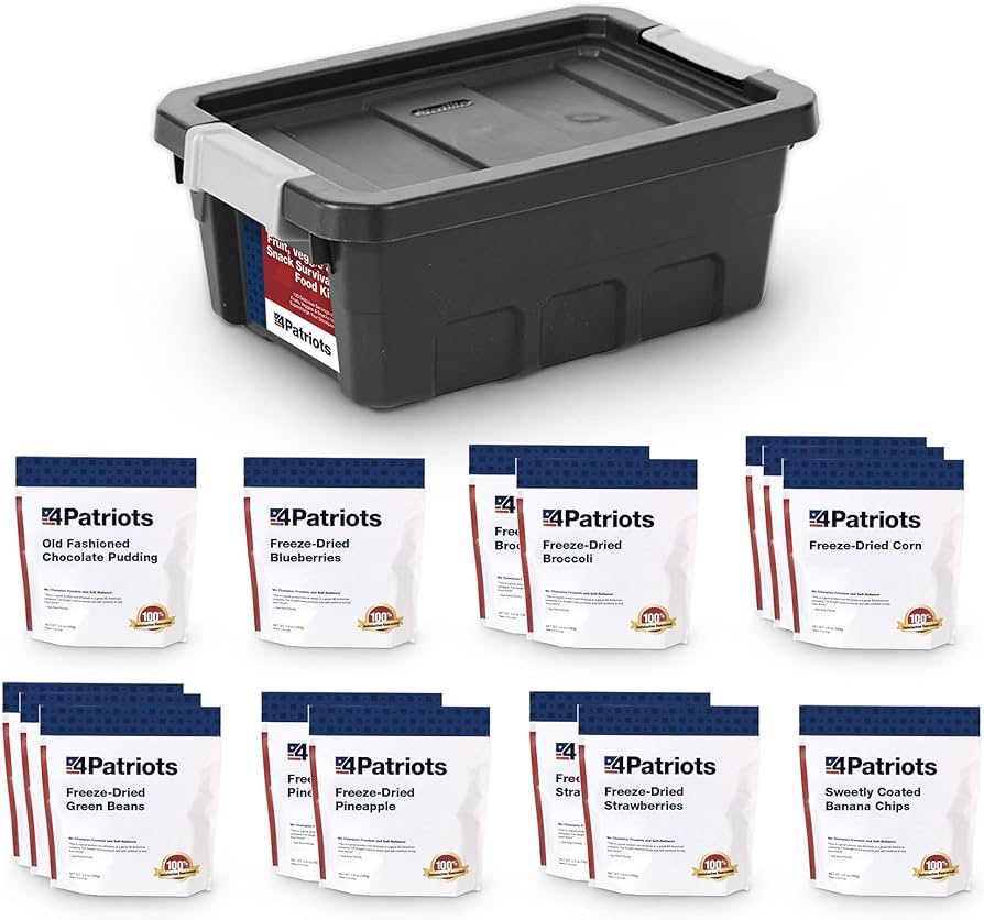 Amazon.com: 4Patriots Fruit, Veggie & Snack Emergency Food Supply