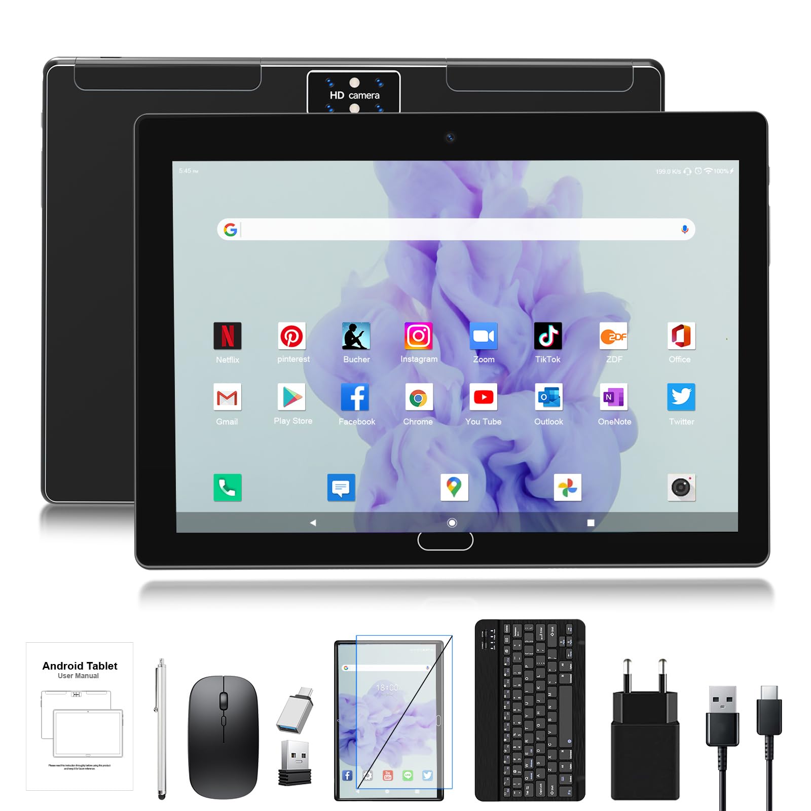 Amazon.co.jp: 【2023アップグレード版】2in1タブレットPC 10.1インチ