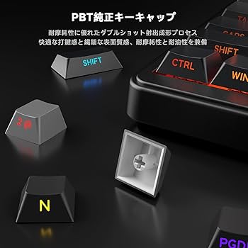 Amazon | 【国内正規品】AOC GK330 ゲーミングキーボード ワイヤレス