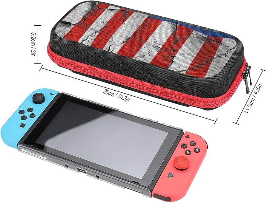 Amazon.co.jp: Switch ケース 割れたアメリカの旗 スイッチ ケース