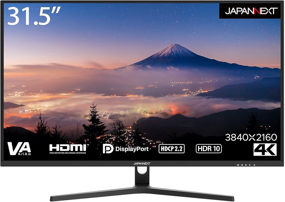 Amazon.co.jp: JAPANNEXT 31.5インチ モニター 4K UHD 3840x2160解像度