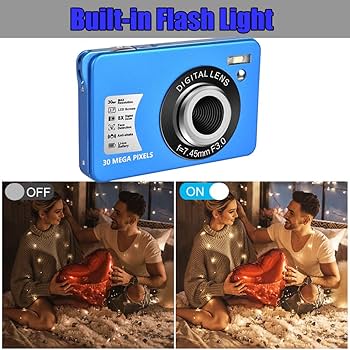 Amazon | デジタルカメラ 2.7インチ 30メガピクセル HDカメラ 充電式
