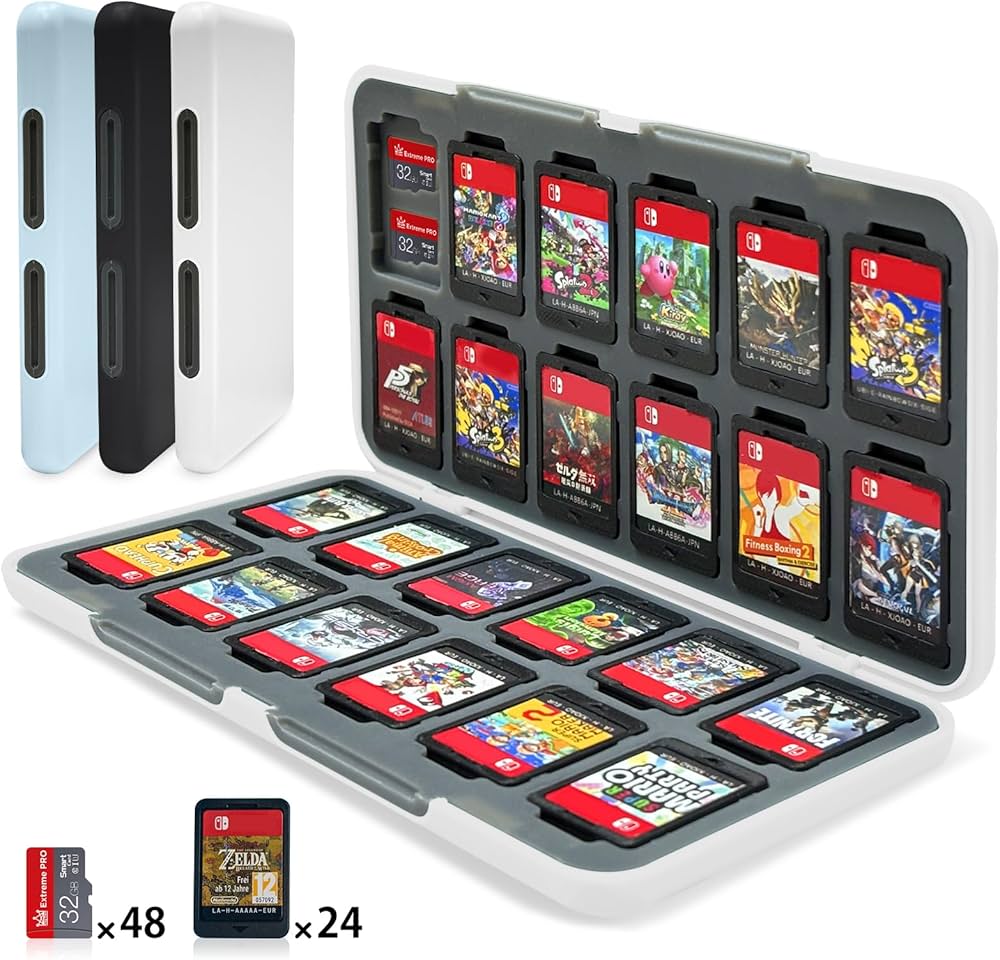 Amazon.co.jp: Switch 2 ゲームカードケース 24枚スイッチカード