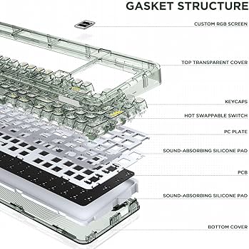 Amazon | YUNZII Coolkiller CK98 ホットスワップメカニカルキーボード