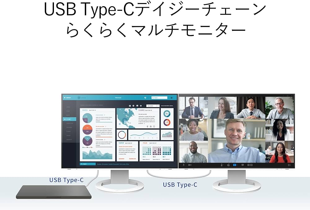 Amazon.co.jp: EIZO オフィス移転改装向けデイジーチェーン対応