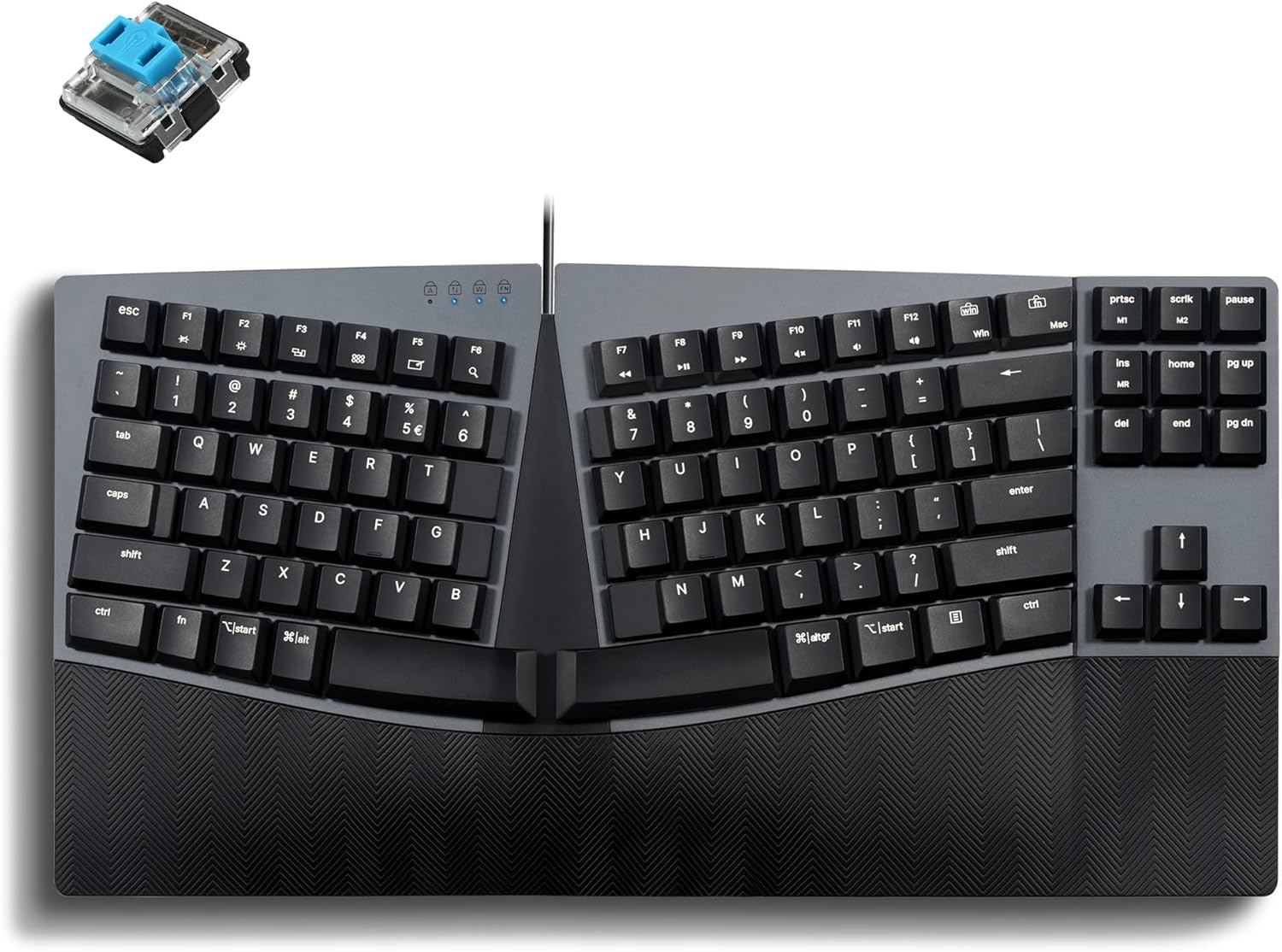 Amazon.com: Perixx PERIBOARD-335BL Wired Ergonomic Mechanical