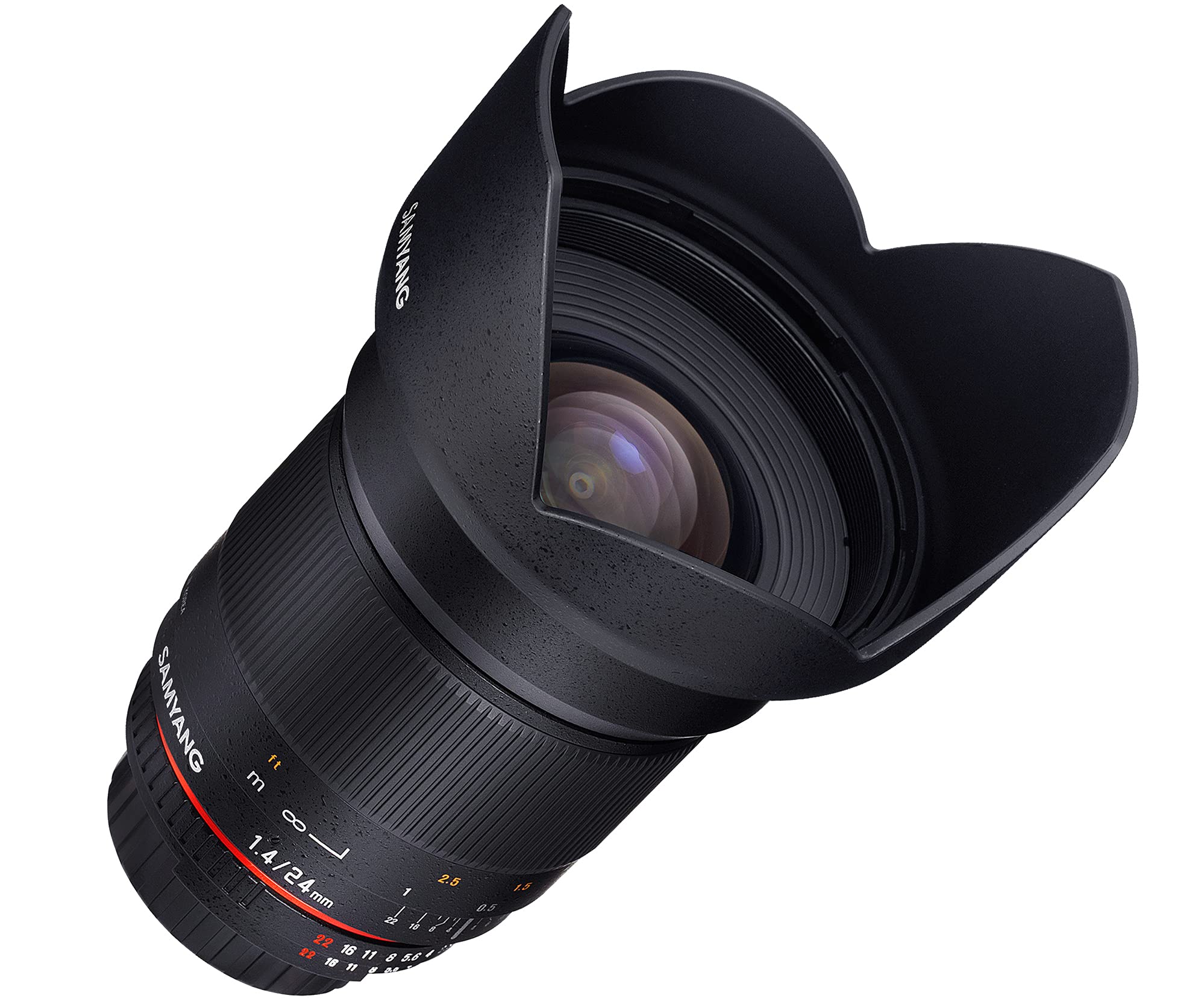 Amazon.co.jp: SAMYANG 単焦点広角レンズ 24mm F1.4 ニコン AE用 フル