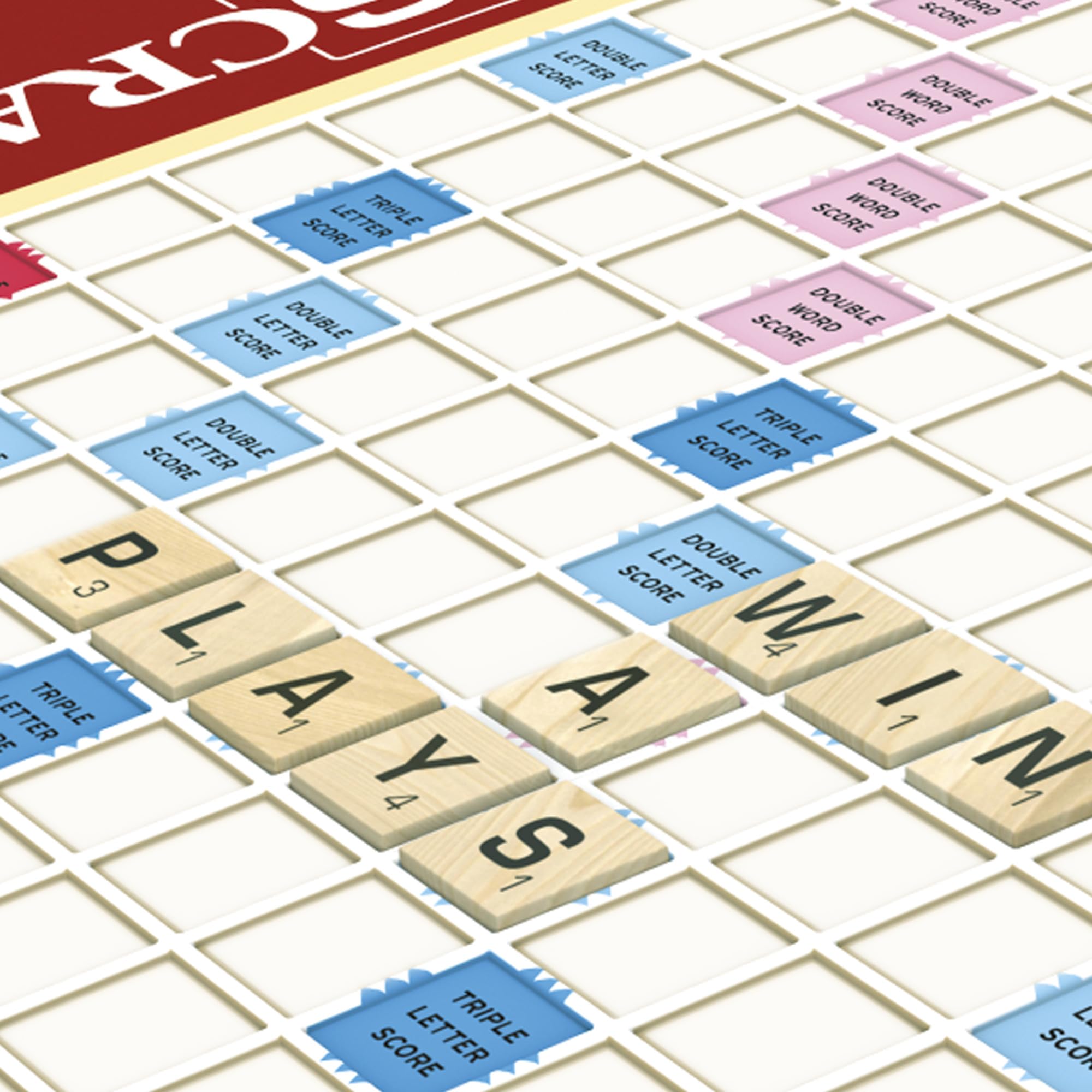 Scrabble Deluxe Edition Letter Tiles Word Game | Rotating Board