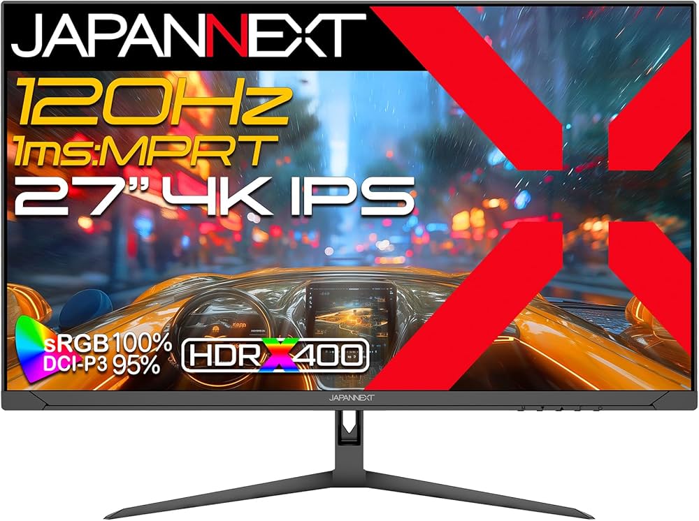 Amazon.co.jp: JAPANNEXT 27インチ IPSパネル搭載 120Hz/1ms(MPRT)対応
