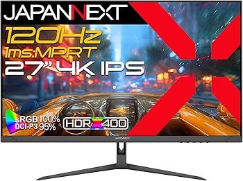 Amazon.co.jp: JAPANNEXT 27インチ IPSパネル搭載 120Hz/1ms(MPRT)対応