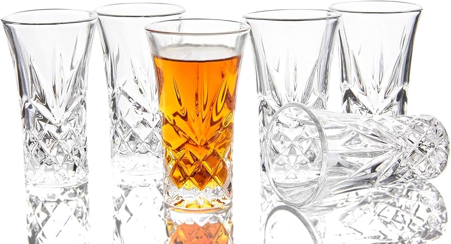 Amazon.com | JAIEF Tequila Glasses Heavy Base Shot Glass Cordial