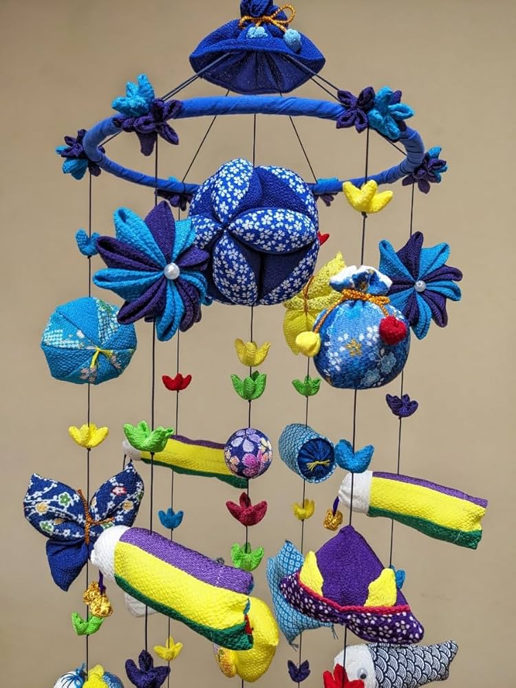 Amazon | 吊るし雛 吊るし飾り ひな祭り ちりめん 男の子用 吊るし雛