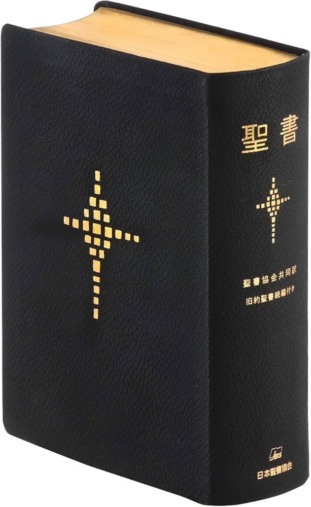 聖書 聖書協会共同訳 旧約聖書続編付き 総革装中型SI58DC | 日本聖書