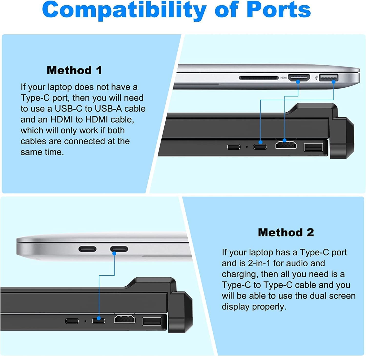 Amazon.co.jp: OFIYAA ポータブルモニター ノートパソコンスクリーン