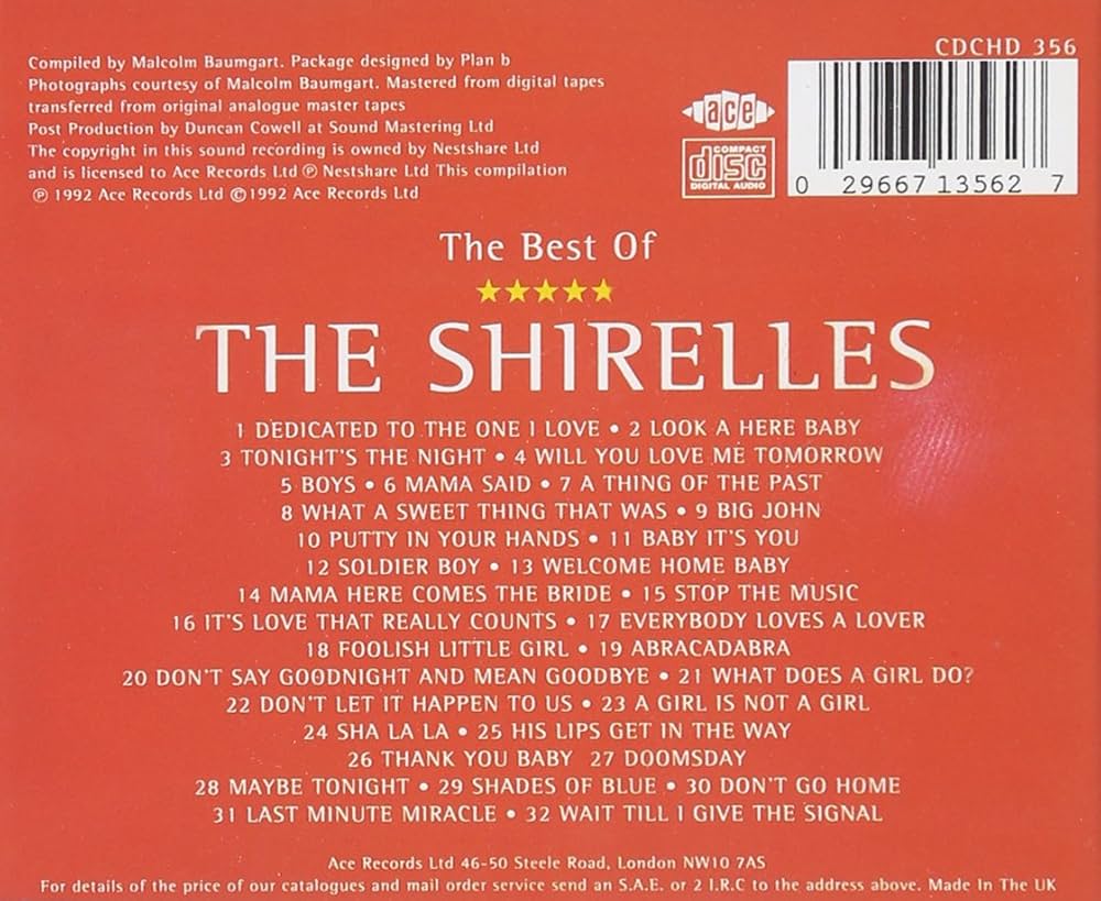 Amazon.co.jp: THE BEST OF SHIRELLES: ミュージック