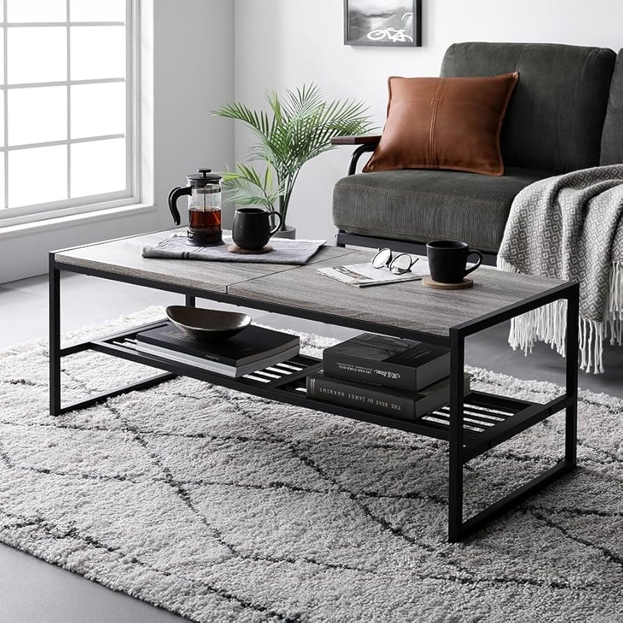 Amazon.co.jp: RASIK ローテーブル 机 単品 幅105cm ヴィンテージ