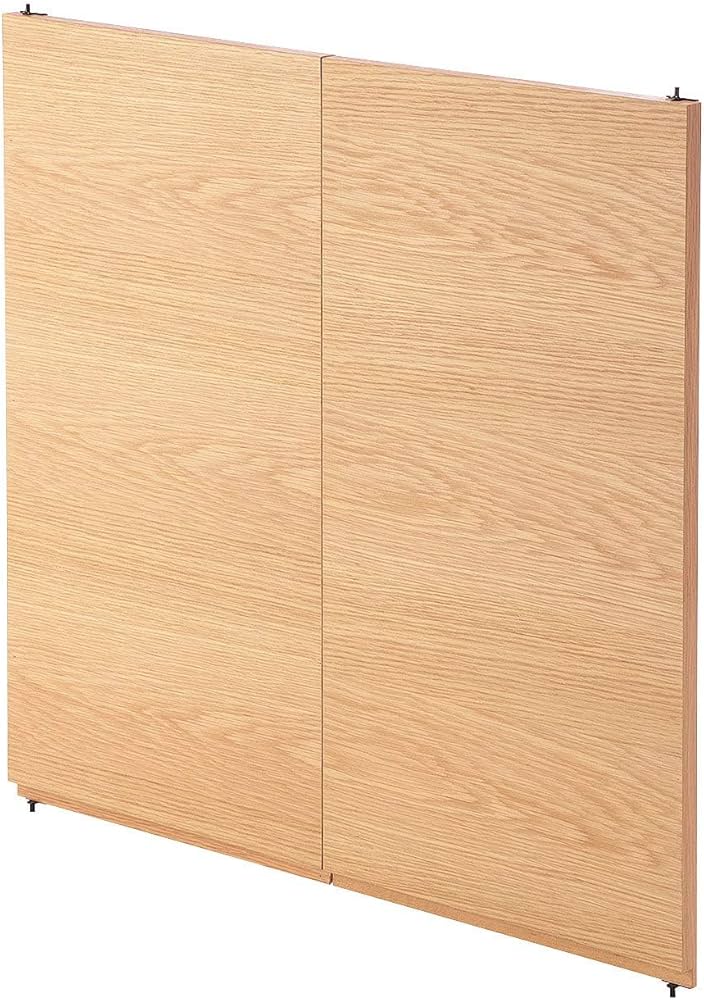 Amazon｜無印良品 スタッキングキャビネット・木製扉ハイタイプ(左右