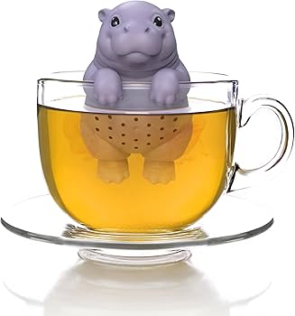 Amazon.com: Genuine Fred SIP'OPOTAMUS Baby Hippo Tea Infuser – Moo