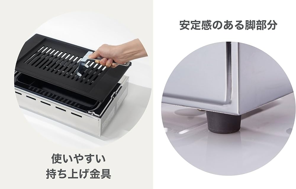 Amazon.co.jp: 都市ガス用ヤマキン ガス高級焼肉器「王者Sタイプ」Y