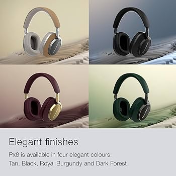 Amazon.com: Bowers & Wilkins Px8 Over-Ear Headphones Wireless