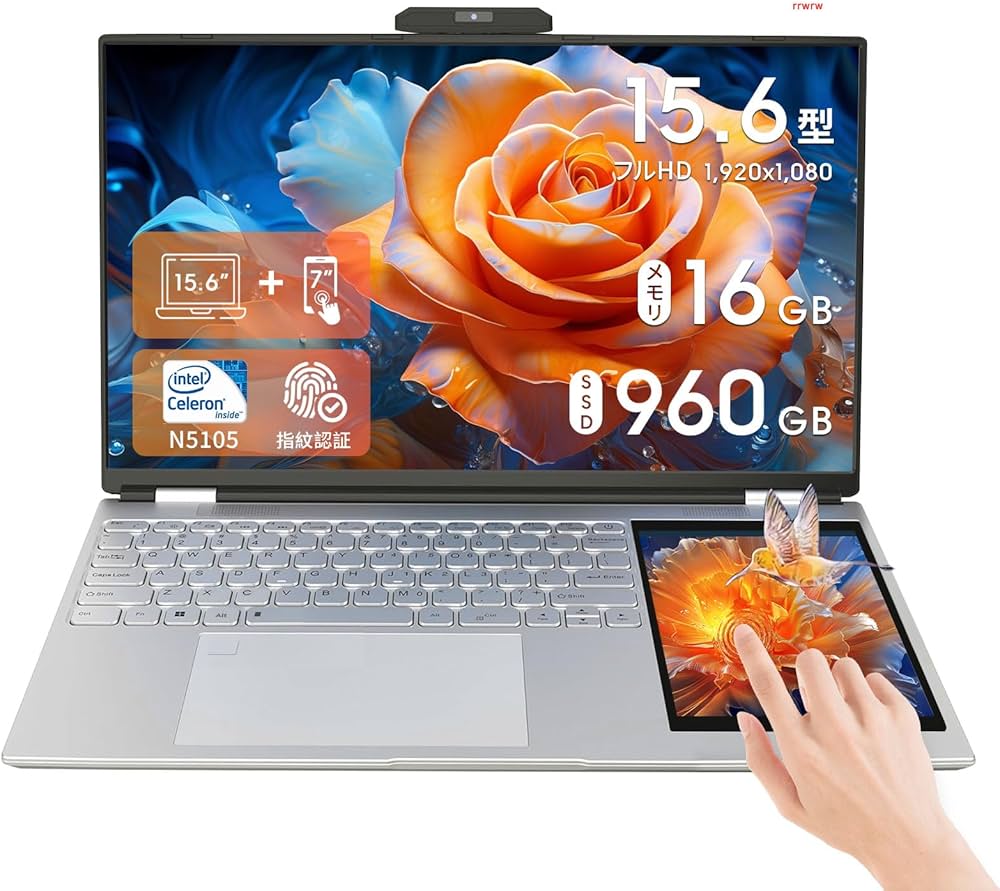 Amazon.co.jp: SERYUB 第11世代Celeron N5105 ダブル液晶 FHD IPS