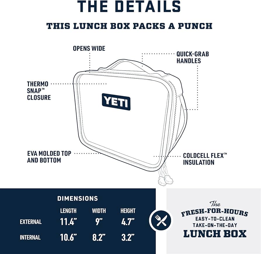 Amazon.co.jp: YETI (イエティ) デイトリップ ランチボックス 1 EA