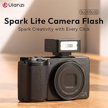 Amazon | ULANZI SL01 ミニフラッシュスピードライト、GN8 6500Kカメラ