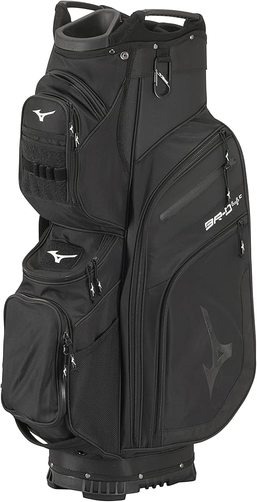 Amazon.co.jp: Mizuno BR-D4C Cart Bag, Black : スポーツ＆アウトドア