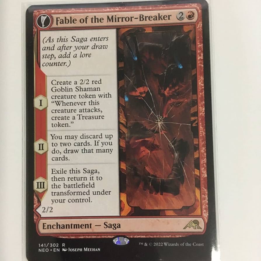 Amazon.co.jp: MTG 英語版 Fable of The Mirror-Breaker/鏡割りの寓話