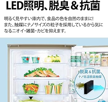 Amazon.co.jp: シャープ SHARP 冷蔵庫(幅60.0cm・スリムタイプ) 350L