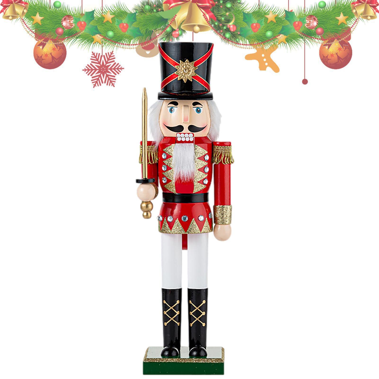 Amazon.co.jp: Falbiroくるみ割り人形のクリスマスの装飾クリスマス