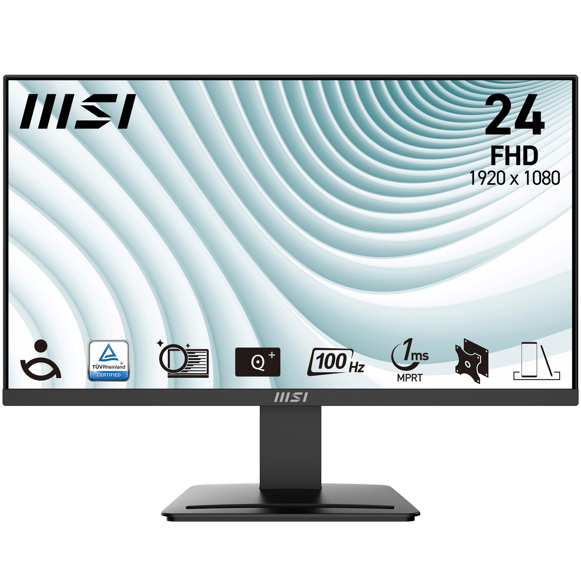 MSI PRO MP2412, 23.8-inch, Wide View Panel, FHD 1920x1080, 100Hz