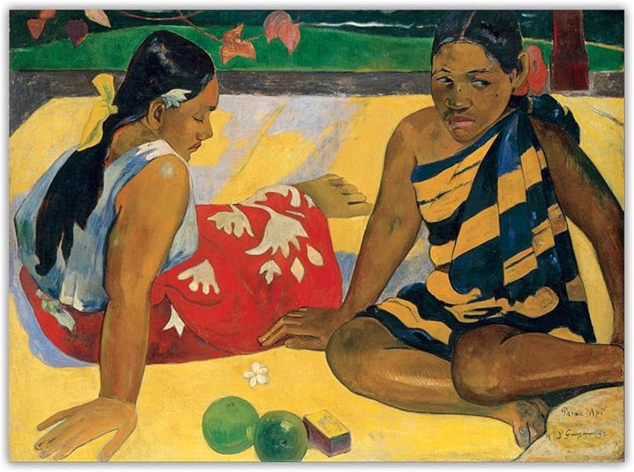 Amazon.co.jp: ポール・ゴーギャンの絵画は「タヒチからの二人の女性