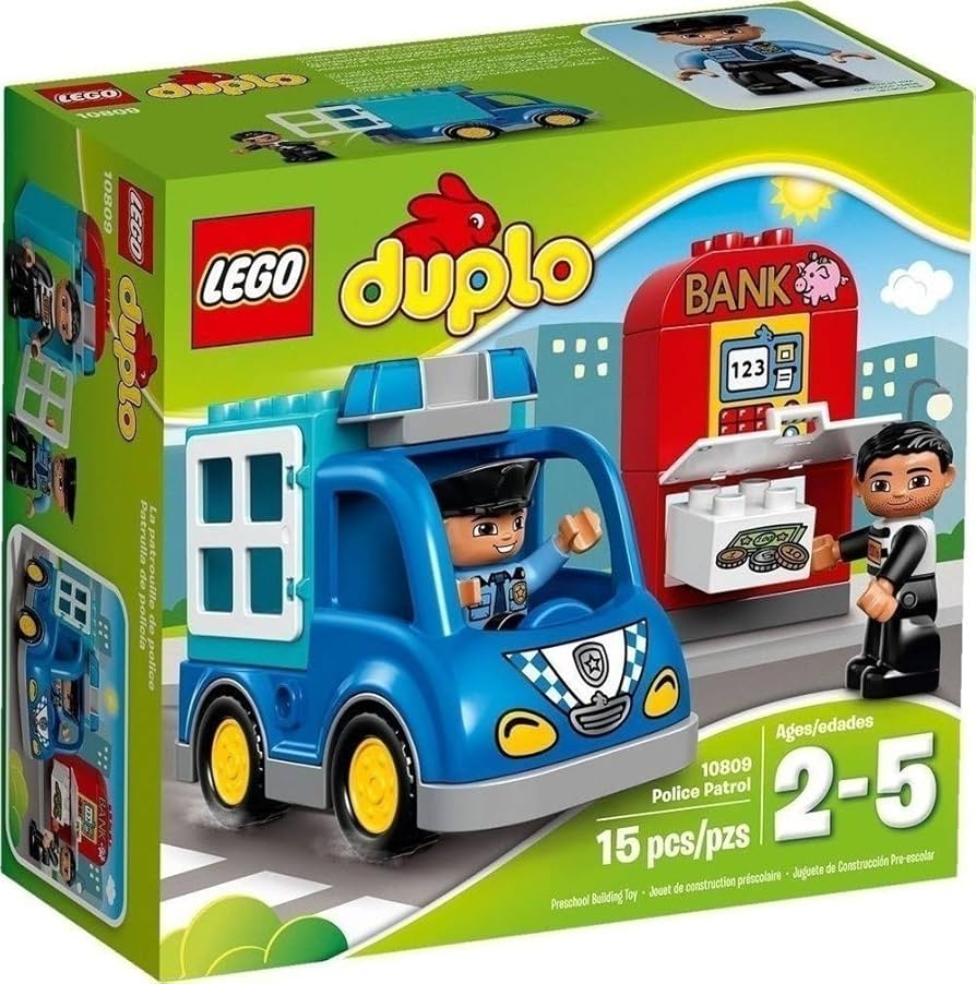Amazon.com: LEGO DUPLO Town Police Patrol 10809 Toddler Toy, Large