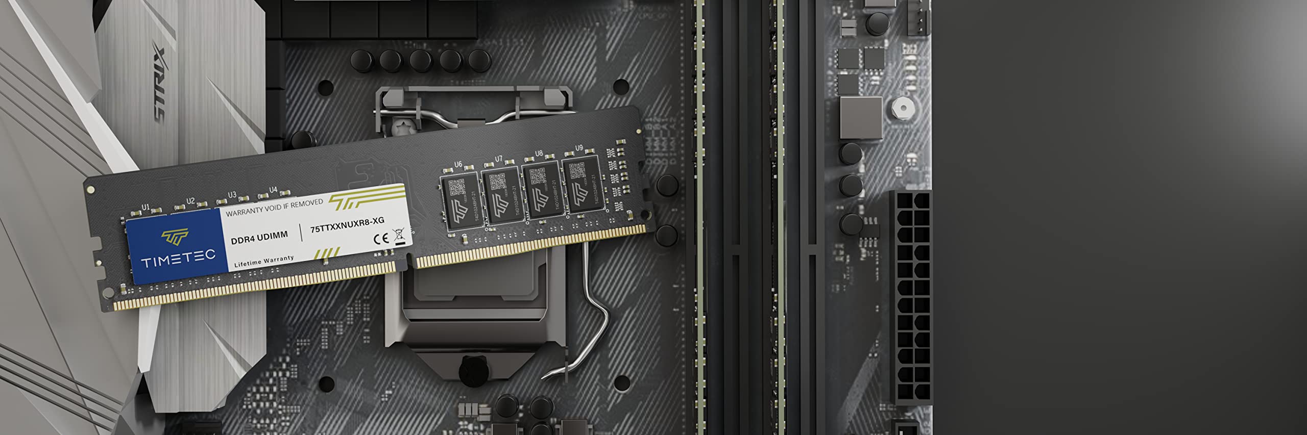 Timetec 64GB KIT(2x32GB) DDR4 3200MHz (or 2933MHz or 2666MHz) PC4