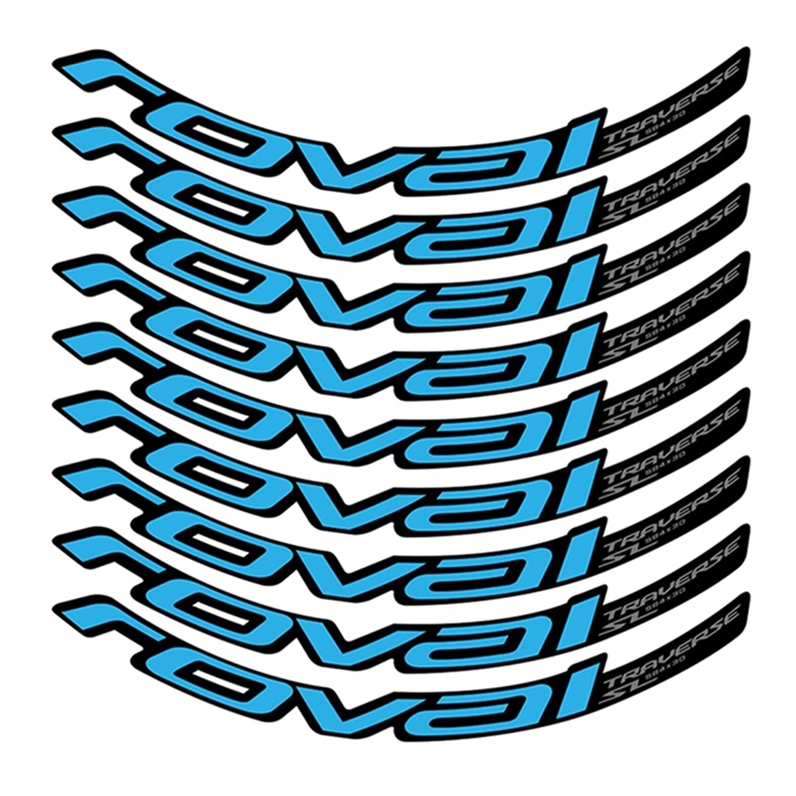 Amazon | 自転車ホイールステッカー R.O.V.A.L SL炭素 MTBホイール