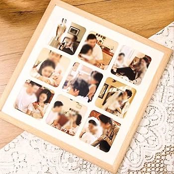 Amazon.co.jp: [XYJP] 複数の写真を飾れるシンプルなデザインの木製多