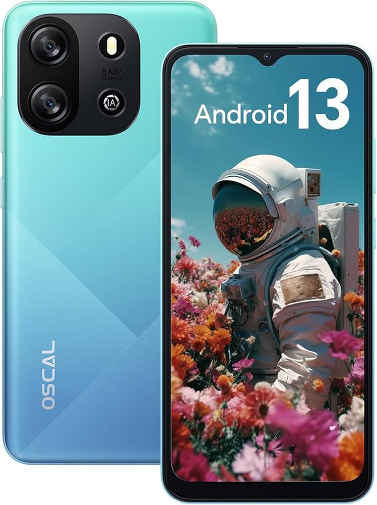 Amazon | 𝘽𝙡𝙖𝙘𝙠𝙫𝙞𝙚𝙬 OSCAL Flat 1 C スマホ 4 GB RAM 32 GB